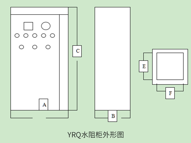 YRQ水阻柜外形圖