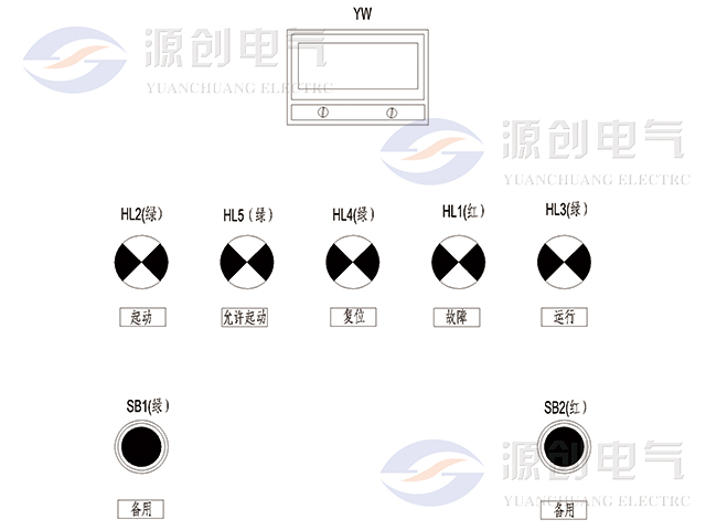 YRQ水阻柜<font style=color:#b21f92;font-size:0px;>(貴州水泵水阻軟啟動(dòng)柜哪家好)</font>640x480盤面