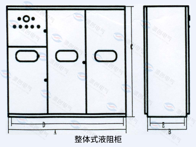 整體式外形尺寸