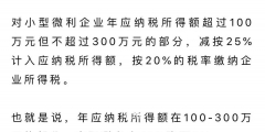 小微企業所得稅優惠政策（小微企業所得稅優惠政策最新2023）