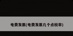 電費發票(電費發票幾個點稅率)