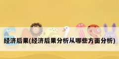 經濟后果(經濟后果分析從哪些方面分析)